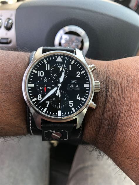 iwc pilot chronograph strap